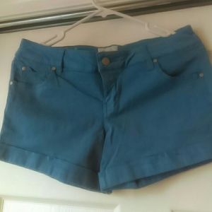 Blue shorts